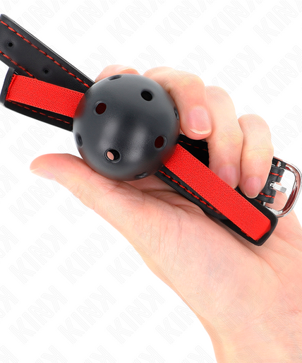Kink – Hollow Hard Mondgag 4.5 Cm Met Elastische Riem 56 X 1.5 Cm Kink – Hollow Hard Mondgag 4.5 Cm Met Elastische Riem 56 X 1.5 Cm
