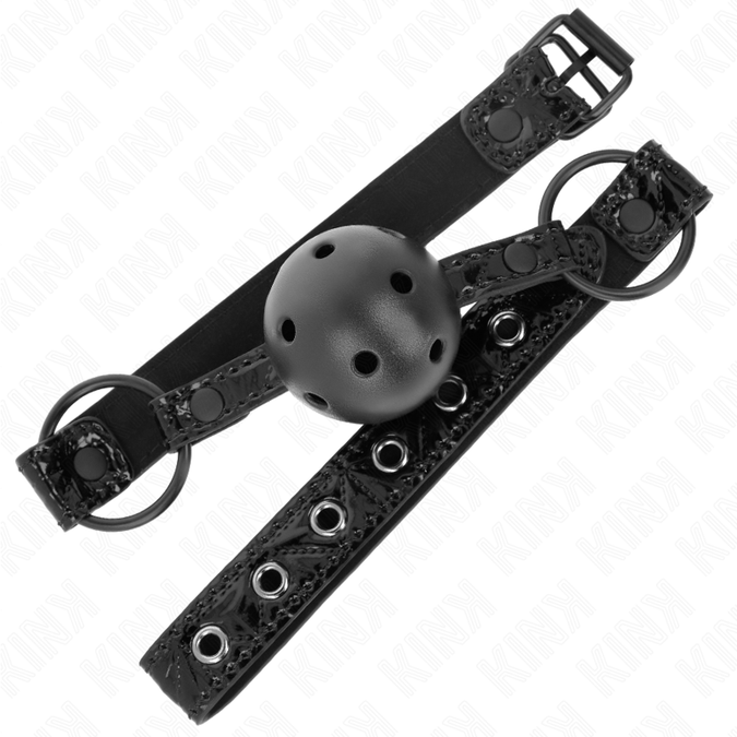 Kink – Diamond Pattern Ball 4.5 Cm Gag Model 3 64.5 Cm Adjustable 42 – 60 Cm