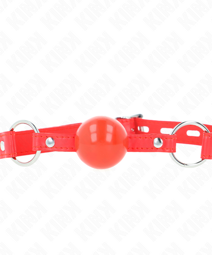 KINK - TPE BALL 4 CM GAG WITH ROJO LOCK 60 x 2 CM KINK - TPE BALL 4 CM GAG WITH ROJO LOCK 60 x 2 CM