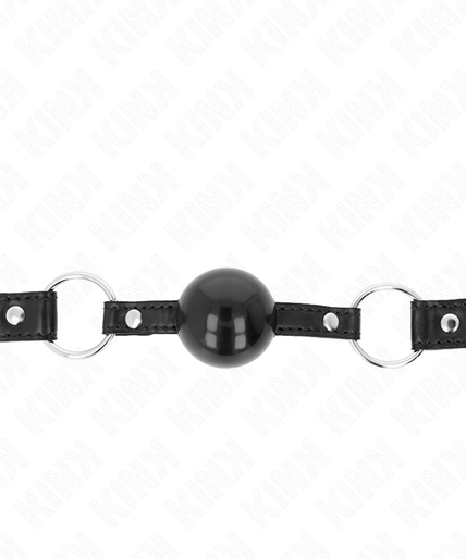 KINK - BLACK TPE BALL 4 CM GAG 60 x 2 CM KINK - BLACK TPE BALL 4 CM GAG 60 x 2 CM