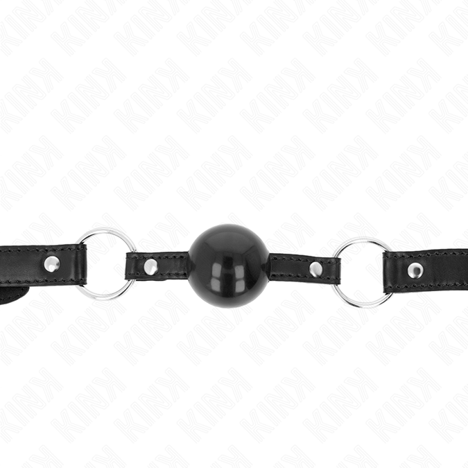 KINK - ZWARTE TPE BAL KNEVEL 4 CM 60 x 2 CM