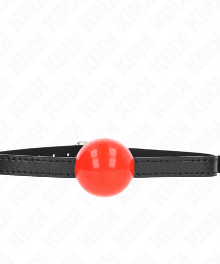 KINK - RED SINGLE SOLID BALL 4 CM GAG 65 x 1.5 CM KINK - RED SINGLE SOLID BALL 4 CM GAG 65 x 1.5 CM