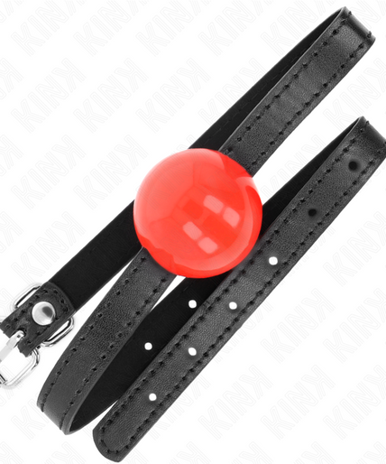 KINK - RED SINGLE SOLID BALL 4 CM GAG 65 x 1.5 CM KINK - RED SINGLE SOLID BALL 4 CM GAG 65 x 1.5 CM