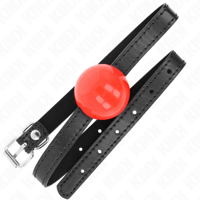 KINK - RODE ENKELE MASSAGEBAL 4 CM KNEVEL 65 x 1.5 CM