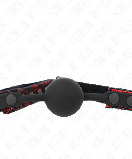 KINK - SCANDAL SILICONE BALL 4 CM GAG MODEL 1 65 x 2 CM KINK - SCANDAL SILICONE BALL 4 CM GAG MODEL 1 65 x 2 CM