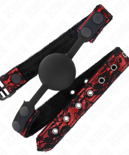 KINK - SCANDAL SILICONE BALL 4 CM GAG MODEL 1 65 x 2 CM KINK - SCANDAL SILICONE BALL 4 CM GAG MODEL 1 65 x 2 CM