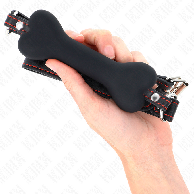 Kink – Schwarzer Knochen 12 cm Knebel 63 x 2 cm
