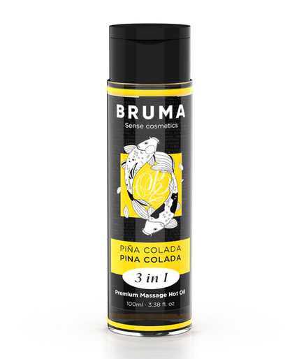 BRUMA - PREMIUM MASSAGE HOT OIL PINA COLADA 3 IN 1 - 100 ML BRUMA - PREMIUM MASSAGE HOT OIL PINA COLADA 3 IN 1 - 100 ML