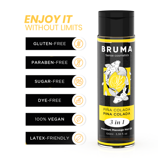 Bruma – Core Massage Hot Oil Pina Colada 3 In 1 – 100 Ml