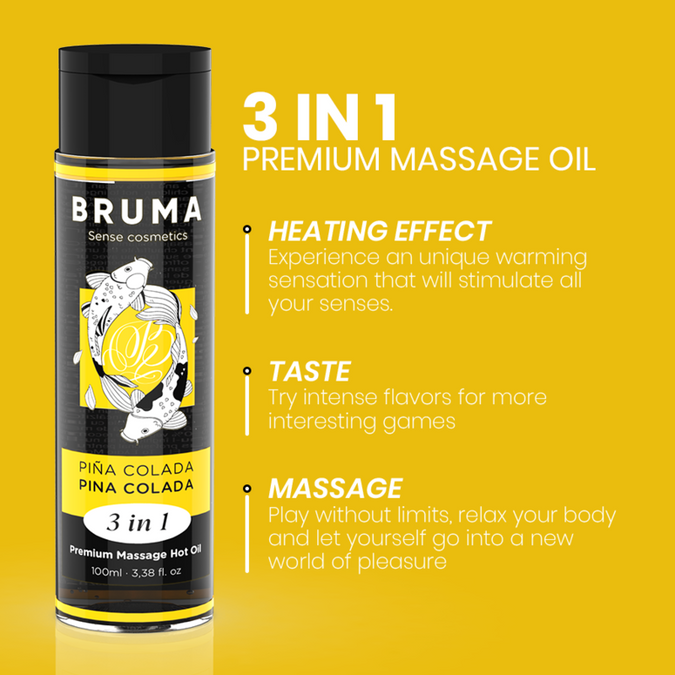 Bruma – Core Massage Hot Oil Pina Colada 3 In 1 – 100 Ml