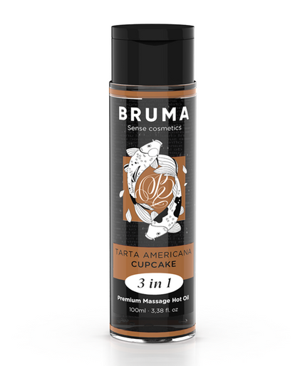 BRUMA - PREMIUM MASSAGE HOT OIL CUPCAKE 3 IN 1 - 100 ML BRUMA - PREMIUM MASSAGE HOT OIL CUPCAKE 3 IN 1 - 100 ML