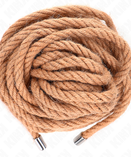 KINK - HEMP ROPE WITH METAL HEAD 10 METER KINK - HEMP ROPE WITH METAL HEAD 10 METER