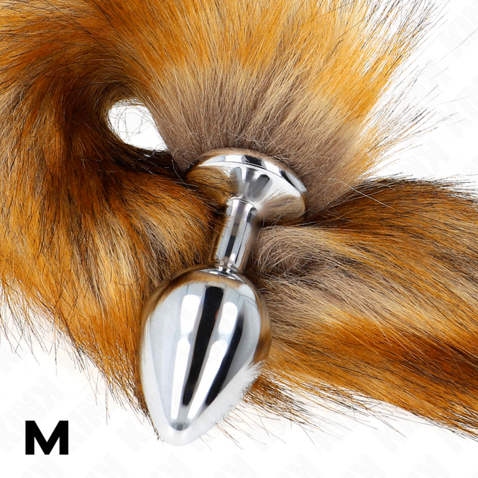 Kink – Analplug Größe M 8 X 3,5 Cm Mit Synthetischem Schwanz 40 Cm Braun