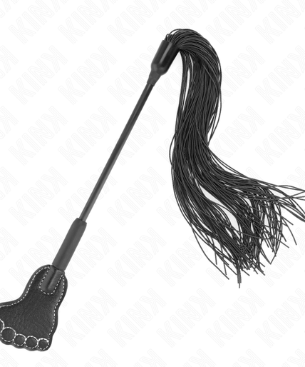 KINK - FOOT SHAPED PADDLE WITH TASSEL WHIP 31 CM KINK - FOOT SHAPED PADDLE WITH TASSEL WHIP 31 CM