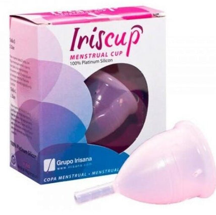 IRISCUP - GROTE ROZE MAANDCUP + GRATIS STERILISATORZAKJE IRISCUP - GROTE ROZE MAANDCUP + GRATIS STERILISATORZAKJE