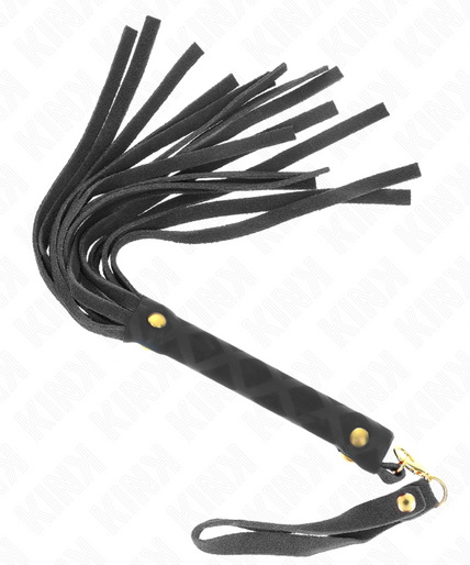 KINK - BLACK SUEDE MINI WHIP 30 CM KINK - BLACK SUEDE MINI WHIP 30 CM