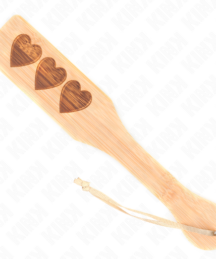 KINK - BAMBOO PALLET HEART DESIGN 32 X 5.5 CM KINK - BAMBOO PALLET HEART DESIGN 32 X 5.5 CM