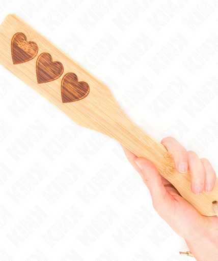 KINK - BAMBOO PALLET HEART DESIGN 32 X 5.5 CM KINK - BAMBOO PALLET HEART DESIGN 32 X 5.5 CM