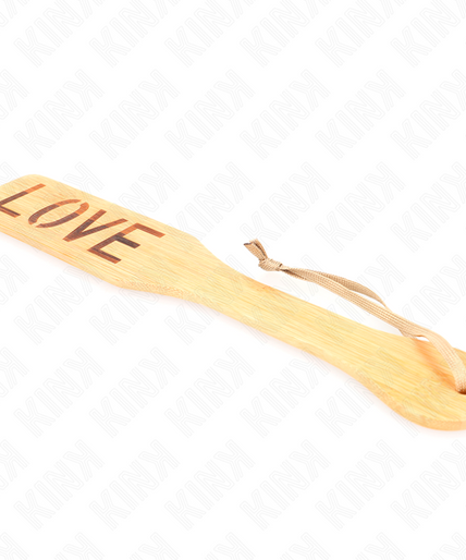 KINK - BAMBOO PALETTE WORD LOVE 32 X 5.5 CM KINK - BAMBOO PALETTE WORD LOVE 32 X 5.5 CM