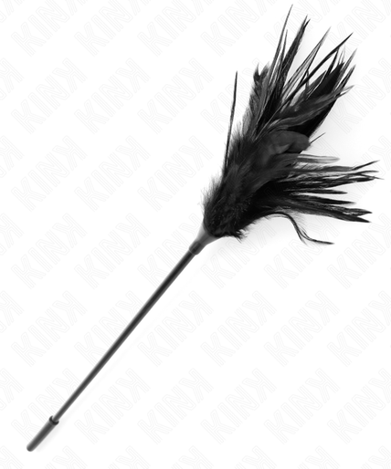 KINK - MULTIPLE BLACK TICKLE FEATHERS 45 CM KINK - MULTIPLE BLACK TICKLE FEATHERS 45 CM