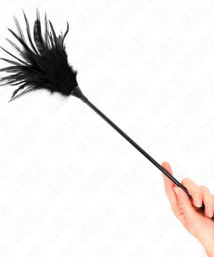 KINK - MULTIPLE BLACK TICKLE FEATHERS 45 CM KINK - MULTIPLE BLACK TICKLE FEATHERS 45 CM