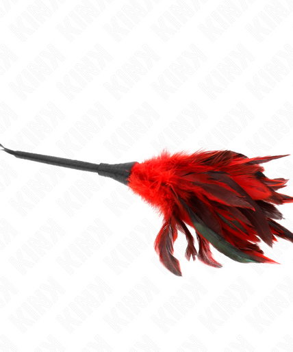 Pleasurements – Kink – Red Maids Horn – Gevormde Kriebelveertjes 36 Cm Pleasurements – Kink – Red Maids Horn – Gevormde Kriebelveertjes 36 Cm
