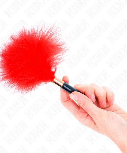 Pleasurements – Kink – Red Gold Metal Tickle Feathers 18 Cm Pleasurements – Kink – Red Gold Metal Tickle Feathers 18 Cm