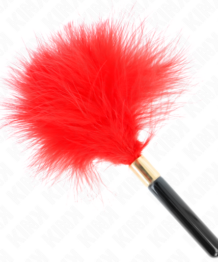 Pleasurements – Kink – Red Gold Metal Tickle Feathers 18 Cm Pleasurements – Kink – Red Gold Metal Tickle Feathers 18 Cm