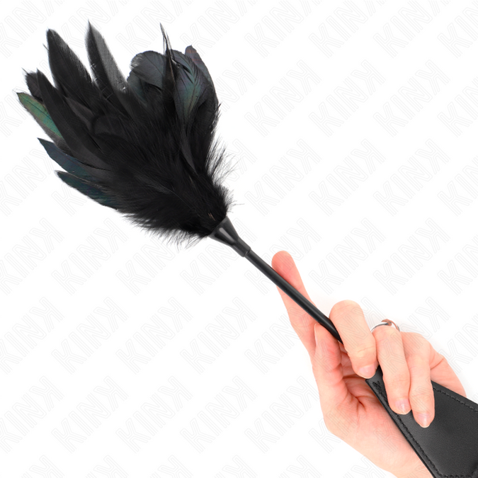 Pleasurements – Kink – Kitzelfedern mit Rüsche 48 cm