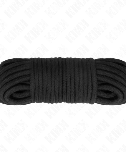 KINK - COTTON ROPE 20 METER BLACK KINK - COTTON ROPE 20 METER BLACK