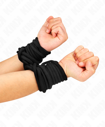 KINK - COTTON ROPE 20 METER BLACK KINK - COTTON ROPE 20 METER BLACK