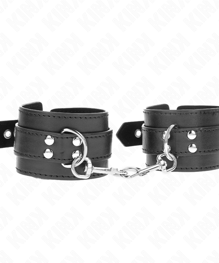 KINK - WRIST RESTRAINTS WITH STUDS 35 X 6 CM KINK - WRIST RESTRAINTS WITH STUDS 35 X 6 CM