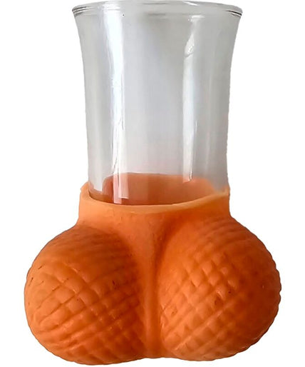 DIABLO PICANTE - GLASS SHOT GLASS WITH EGGS FLESH DIABLO PICANTE - GLASS SHOT GLASS WITH EGGS FLESH