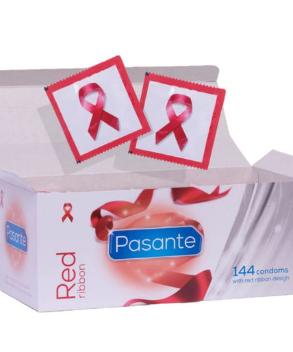PASANTE - CONDOMS RED RIBBON 144 UNITS PASANTE - CONDOMS RED RIBBON 144 UNITS