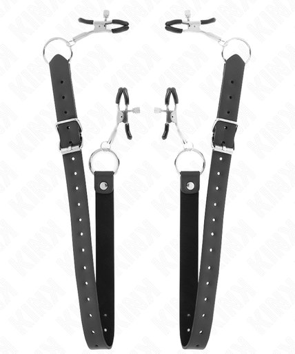 KINK - 4 CLIT CLAMPS ADJUSTABLE 34-48 CM KINK - 4 CLIT CLAMPS ADJUSTABLE 34-48 CM
