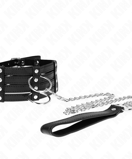 KINK - NECKLACE WITH BELT 65 CM SUB STYLE ADJUSTABLE 35-51 CM X 7 CM KINK - NECKLACE WITH BELT 65 CM SUB STYLE ADJUSTABLE 35-51 CM X 7 CM