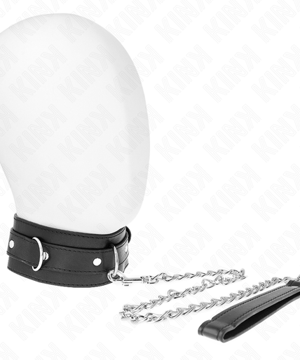 KINK - COLLAR WITH BELT 65 CM WITH STRAP BLACK 54 X 4.5 CM KINK - COLLAR WITH BELT 65 CM WITH STRAP BLACK 54 X 4.5 CM