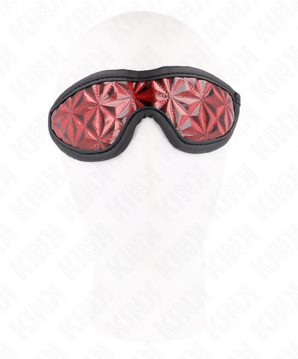 KINK - RED DIAMOND PATTERN HEADBAND 20.5 x 6 CM KINK - RED DIAMOND PATTERN HEADBAND 20.5 x 6 CM