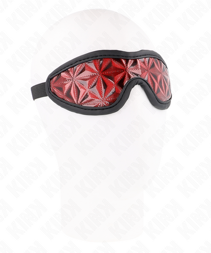 KINK - RED DIAMOND PATTERN HEADBAND 20.5 x 6 CM KINK - RED DIAMOND PATTERN HEADBAND 20.5 x 6 CM