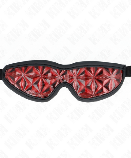 KINK - RED DIAMOND PATTERN HEADBAND 20.5 x 6 CM KINK - RED DIAMOND PATTERN HEADBAND 20.5 x 6 CM