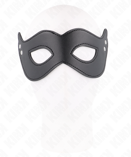 KINK - LEATHERETTE MASK WITH RIVETS MODEL 1 26 x 8 CM KINK - LEATHERETTE MASK WITH RIVETS MODEL 1 26 x 8 CM