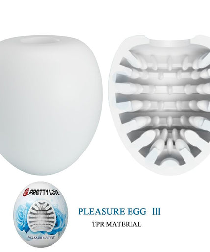 PRETTY LOVE - MALE MASTURBATOR EGG WHITE PRETTY LOVE - MALE MASTURBATOR EGG WHITE