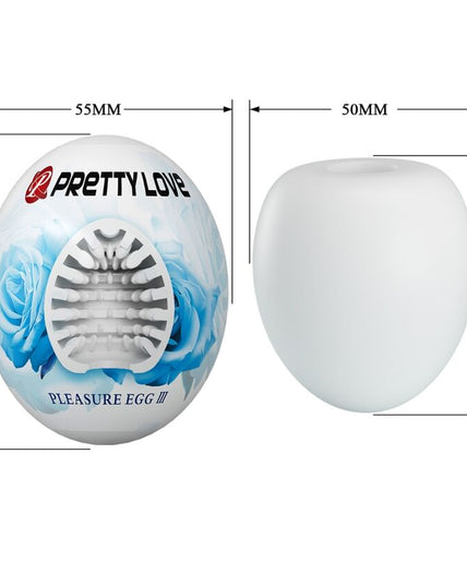 PRETTY LOVE - MALE MASTURBATOR EGG WHITE PRETTY LOVE - MALE MASTURBATOR EGG WHITE