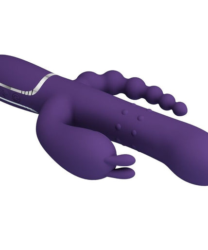 PRETTY LOVE - CAMMY DRIEVOUDIGE VIBRATOR MULTIFUNCTIONEEL 4 IN 1 PAARS PRETTY LOVE - CAMMY DRIEVOUDIGE VIBRATOR MULTIFUNCTIONEEL 4 IN 1 PAARS