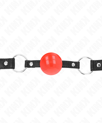 KINK - RED TPE BALL 4 CM GAG 60 x 2 CM KINK - RED TPE BALL 4 CM GAG 60 x 2 CM