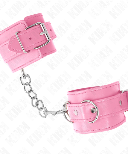 KINK - SIMPLE WRIST RESTRAINTS PINK ADJUSTABLE 20-23 CM X 5.5 CM KINK - SIMPLE WRIST RESTRAINTS PINK ADJUSTABLE 20-23 CM X 5.5 CM