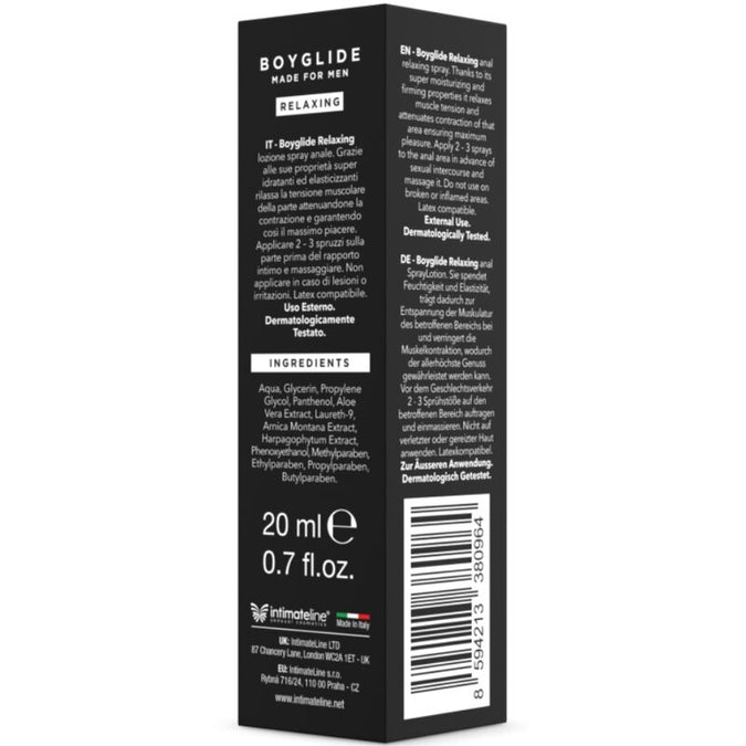 Intimateline – Boyglide Anale Ontspannende Spray 20 ml