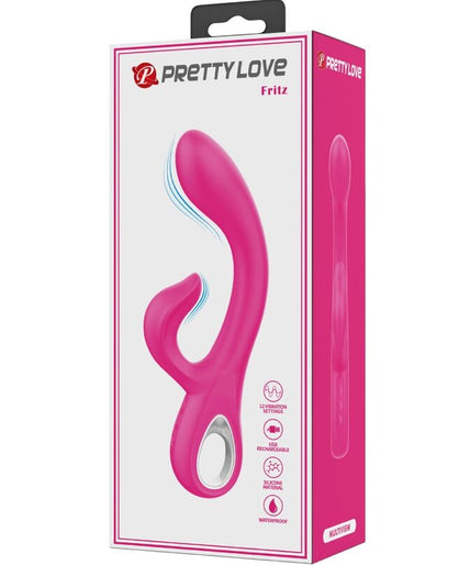 PRETTY LOVE - FRITZ RABBIT VIBRATOR 12 VIBRATIONS PINK PRETTY LOVE - FRITZ RABBIT VIBRATOR 12 VIBRATIONS PINK