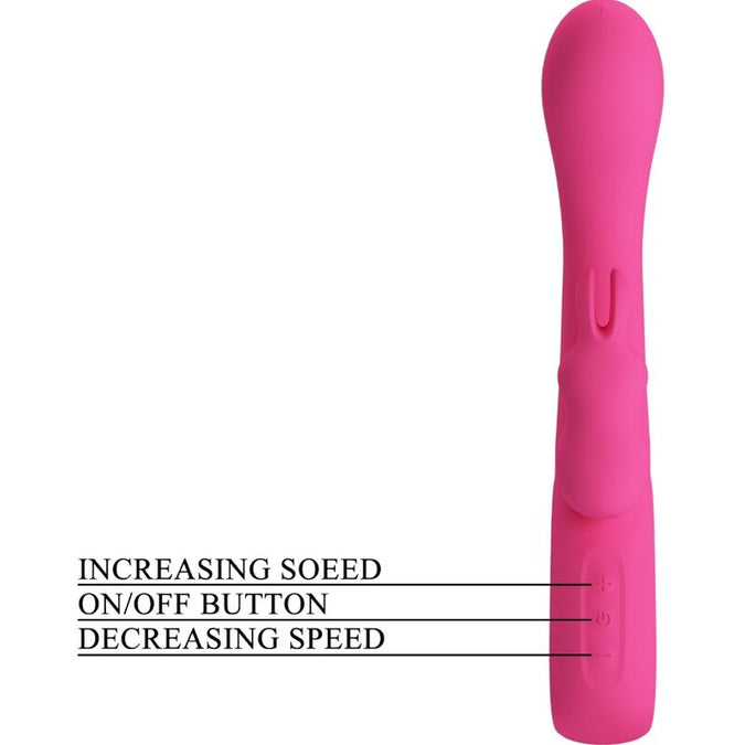 PRETTY LOVE - NOVAK KONIJN VIBRATOR 12 TRILLINGEN ROZE