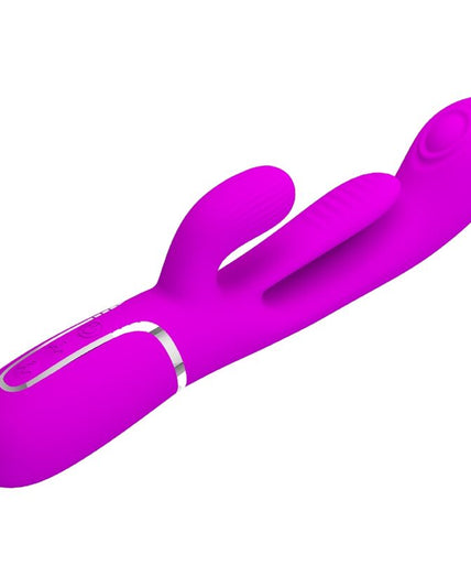 PRETTY LOVE - SHANIA TRIPLE RABBIT VIBRATOR MULTIFUNCTION PINK PRETTY LOVE - SHANIA TRIPLE RABBIT VIBRATOR MULTIFUNCTION PINK